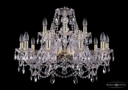 Подвесная люстра Bohemia Ivele 1411/10+5/240/G