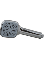 Лейка MELODIA квадрат 1 функция, 80х80мм, хром/серый MKP20436