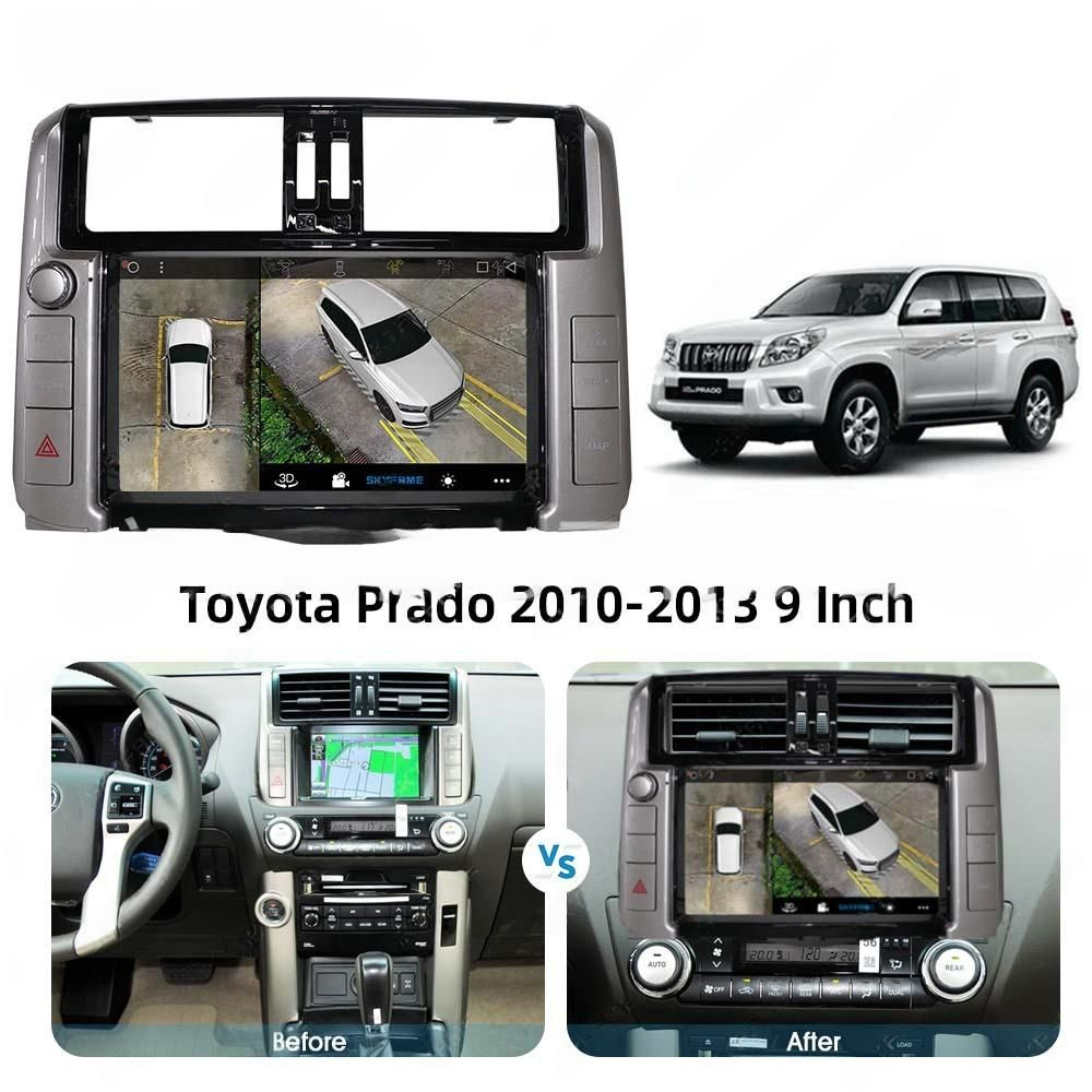 установочный комплект TOYOTA LC PRADO 150 рамка + проводка KB-SF-9613-3 (для высоких комплектаций с круговым обзором)