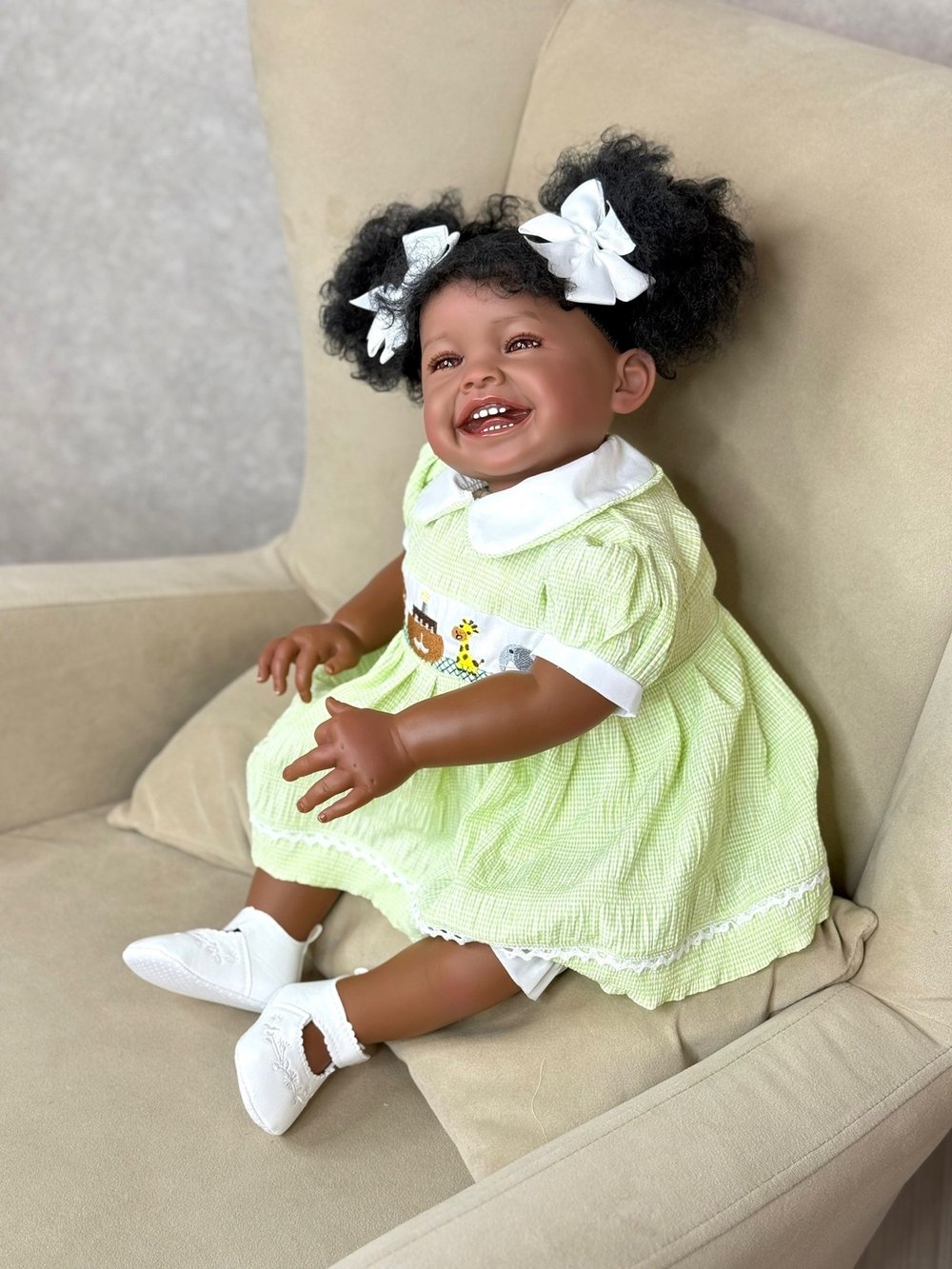 Кукла Реборн мягконабивная 60см (FA-858)