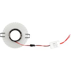 DK LD32 BK /1 Светильник ЭРА декор cо светодиодной подсветкой MR16, 220V, max 11W, черный | Встраиваемые LED светильники