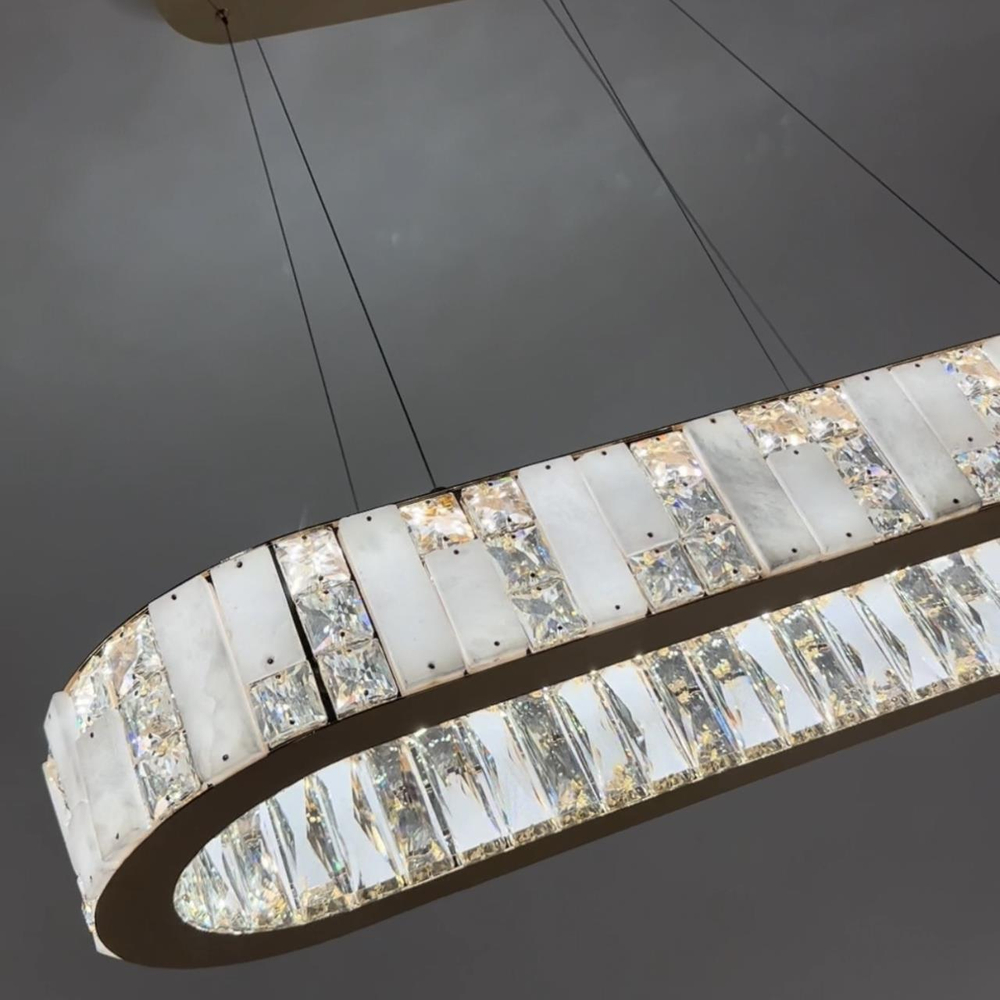 Подвесная светодиодная люстра Modelux ML.6985.800.300P GD