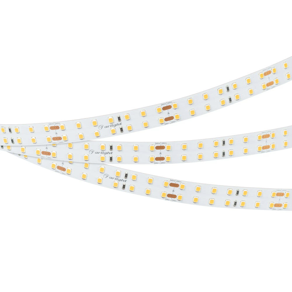 Светодиодная лента RT-A196-15mm 24V Warm2700 (20 W/m, IP20, 2835, 5m) (Arlight, Открытый) 019091(2)