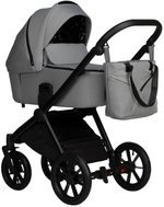 Детская коляска Indigo Solio 3 в 1 с автокреслом Avionaut Cosmo Beige So04 св.серый