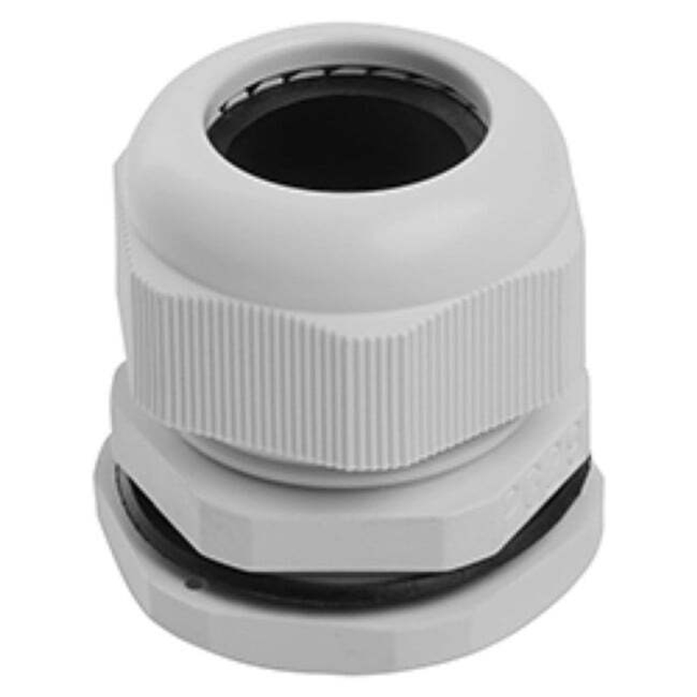 Сальник PG29 диаметр проводника 18-25 мм IP54. серый  DIY упаковка 2 шт