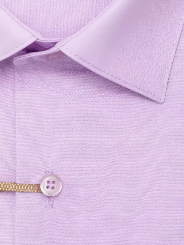Рубашка приталенная с вытачками на спине SUPER SLIM FIT, сиреневая