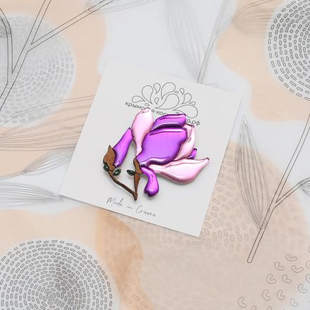 Брошь "Магнолия"