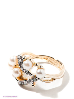 "Книра" кольцо в золотом покрытии из коллекции "Очарование" от Jenavi