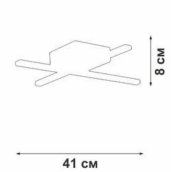 Потолочная люстра Vitaluce V3801 V3801-0/2PL