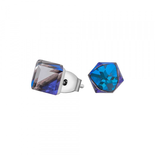 Серьги-пусеты Fiore Luna Crystal Bermuda Blue SWE1127/1 CBB S