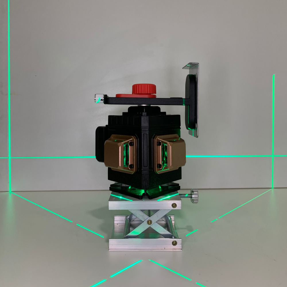 Лазерный уровень/нивелир профессиональный 3D HABCO L01, Зеленый луч 12 линий, Bluetooth + App iOS & Android