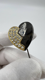 Брошь булавка Сердце Yves Saint Laurent