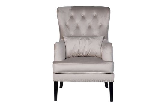 Кресло Rimini велюр св.серый Colton 030-SVSER 74*84*104см с подушкой