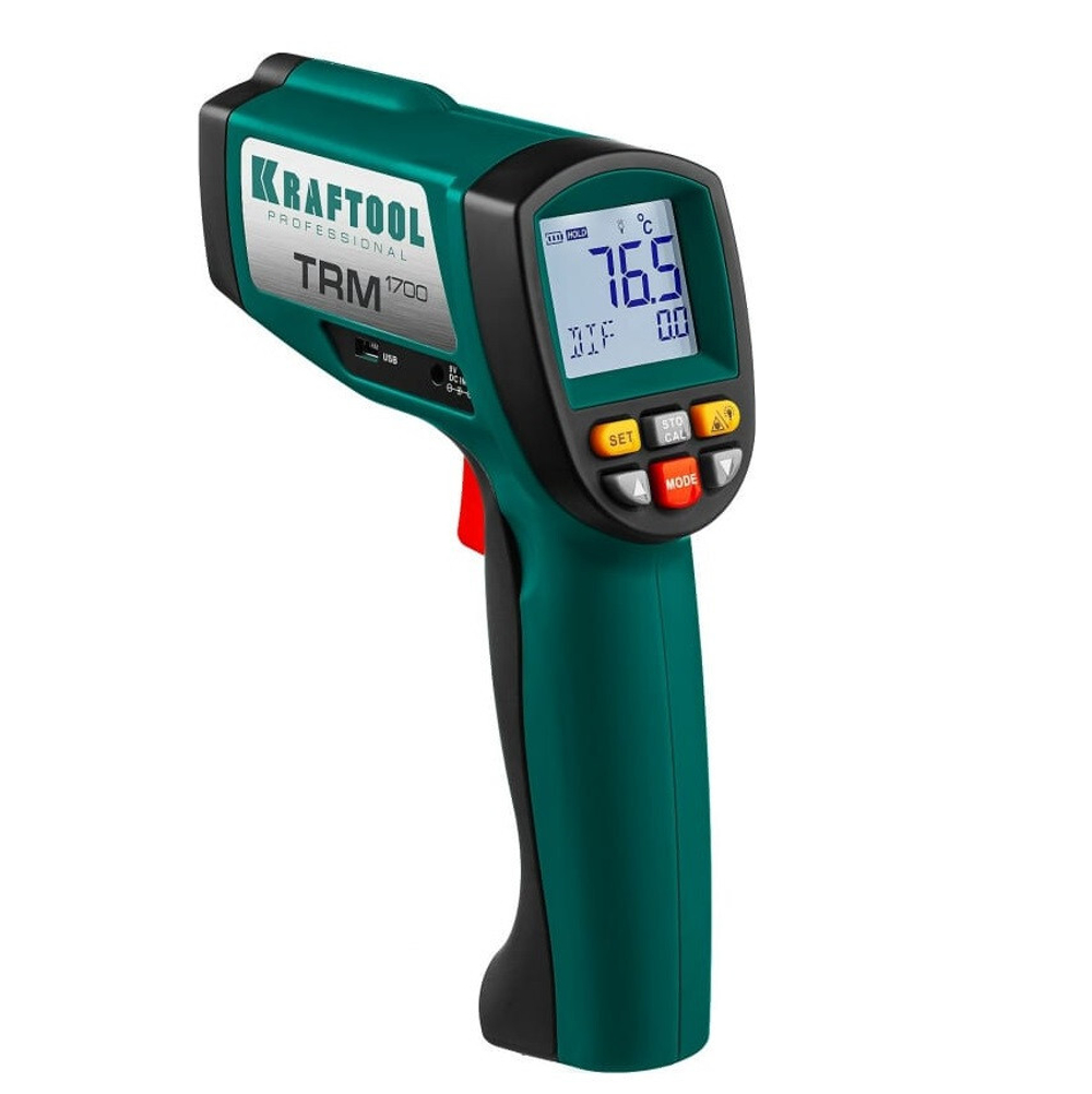 KRAFTOOL  TRM-1700 -30°+1650°с, Пирометр (45701-1650)
