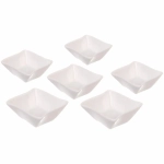 Набор соусников «White magic» 6шт «Квадрат» волна 100мл