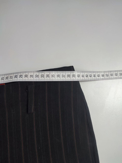 Брюки темные в полоску 46-48 размер