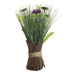 Букет маргариток фиолетовых  искусственный 30см Garda Decor 8J-12AK0002