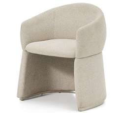 Стул Bosca из бежевого шенилла
