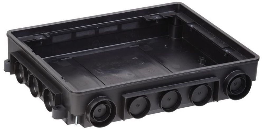 Коробка напольная ONFLOOR 24 16мод. PRIMER IEK KNU-80-16-PA-9011 Коробка напольная ONFLOOR 24 16мод. PRIMER IEK KNU-80-16-PA-9011