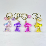 Брелок стекло Снупи