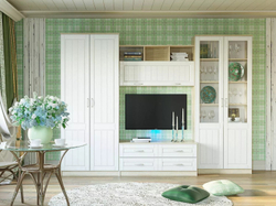 Гостиная Оливия 1 Дуб Сонома/белое дерево