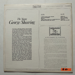 Винтажная виниловая пластинка LP The Young George Shearing (USA 1968)