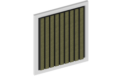 Стеновая панель HiWood декорированная, 270x12 см