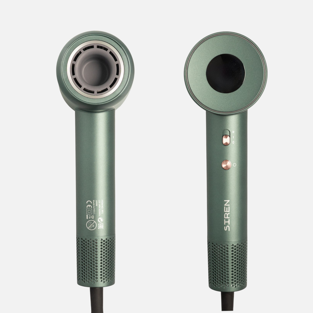 Профессиональный фен Siren LED 801 green 1600 Вт Mark Shmidt