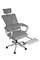Кресло для руководителя Gramber С26 Сетка серая/Ткань серая/Белый