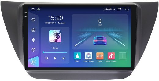 Магнитола для Mitsubishi Lancer 9 (CS), Cedia, Evolution 7-9 (CT) - Parafar PF950U2K Android 11, QLED+2K, ТОП процессор, 8Гб+128Гб, CarPlay, SIM-слот