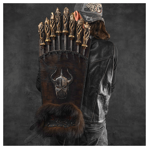 Набор шампуров из бронзы «Тотем»