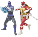 Фигурки Hasbro Lightning Collection Power Rangers X Teenage Mutant Ninja Turtles Foot Soldier Tommy and Raphael Red
