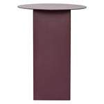 Столик журнальный silje, D38 см, сливовый