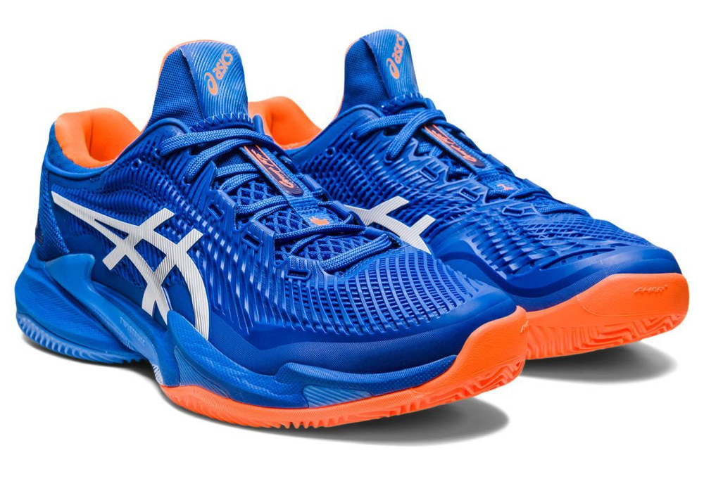 Мужские кроссовки теннисные Asics Court FF 3 Novak Clay - tuna blue/white