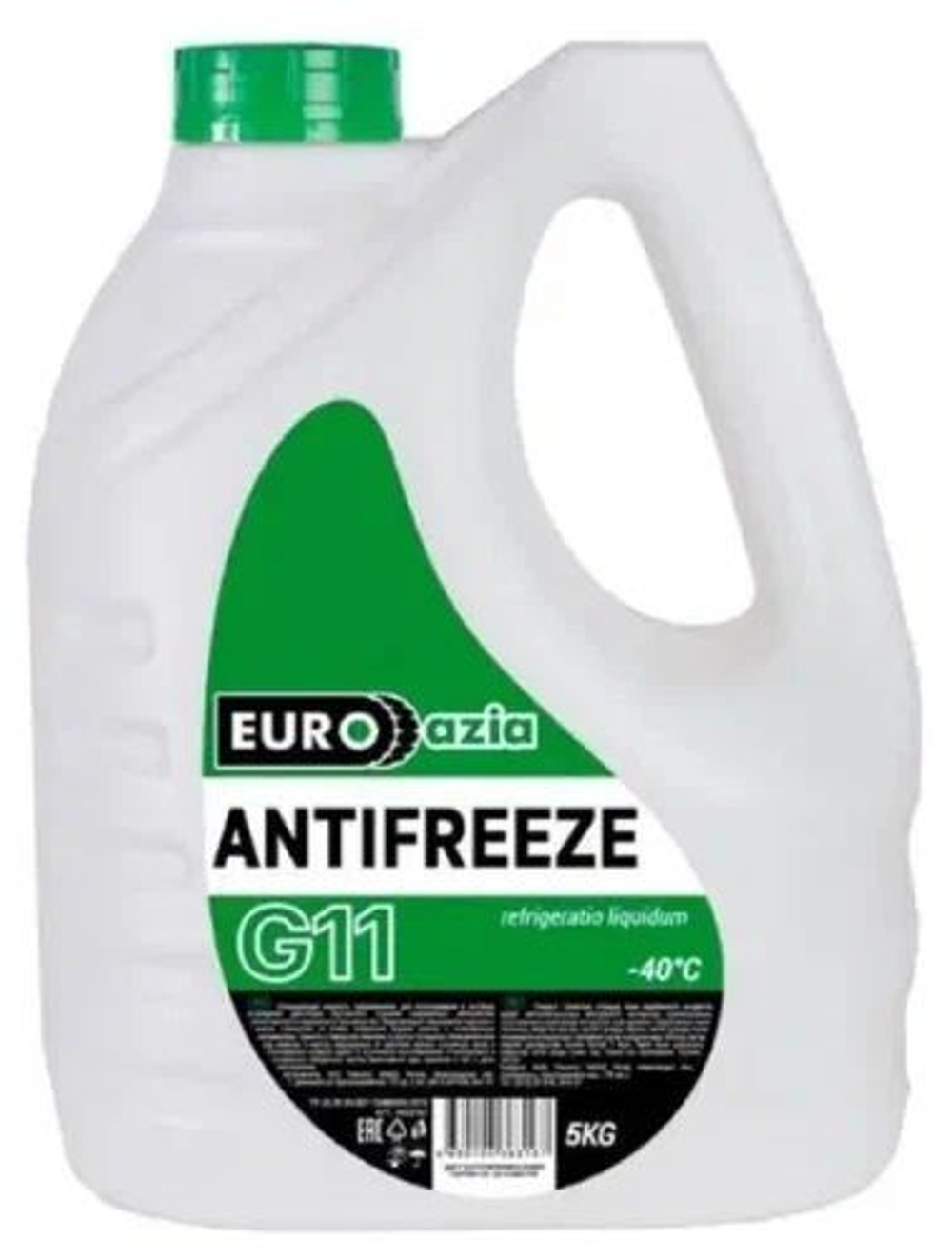 Антифриз "Евразия дзержинск" 5 кг Зеленый G-11