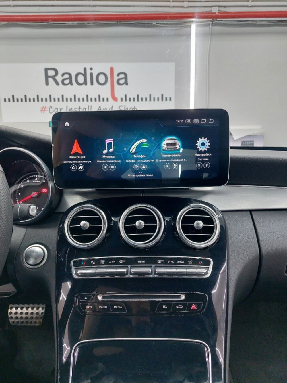 Монитор Android для Mercedes-Benz C-класс 2014-2019 NTG 5.0/5.1 RDL-7715