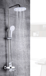 263562-F Душевая система од. пов. (бел./хром) ViEiR (4/1шт)