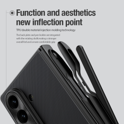 Чехол с MagSafe и держателем для S Pen от Nillkin для Samsung Galaxy Z Fold 7, серия Super Frosted Shield Fold Magnetic