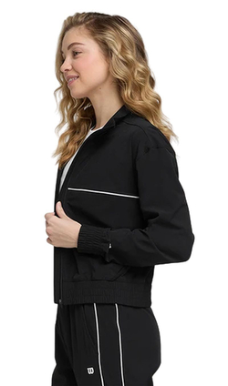 Женская теннисная куртка Wilson Warm-Up Jacket - Black