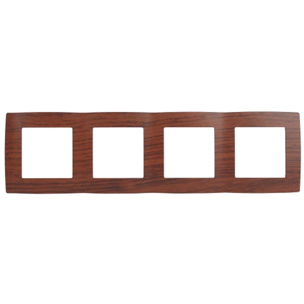 12-5004-08 ЭРА Рамка на 4 поста, Эра12, вишня