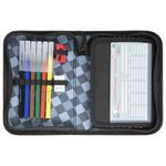 Пенал BRAUBERG с наполнением, 1 отделение, 1 откидная планка, 24 предмета, полиэстер, 21х14 см, "Fast car", 270724