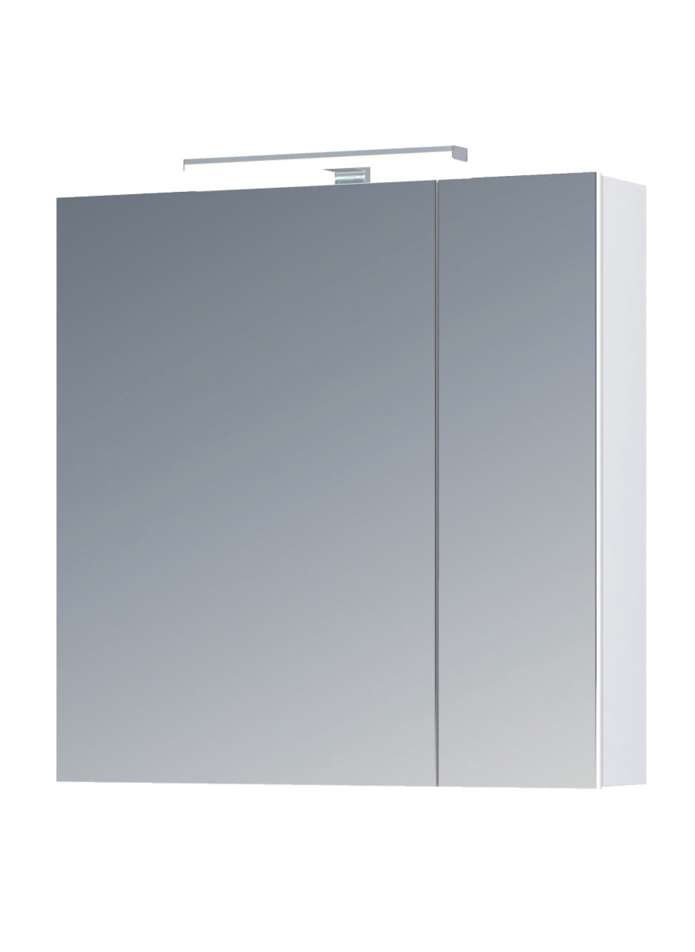 Зеркальный шкаф Vigo Plaza 700 (700х150х700 мм) со светильником