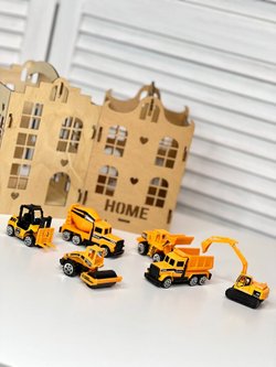 Набор машинок Спецтехника 6шт. в коробке (200648143)