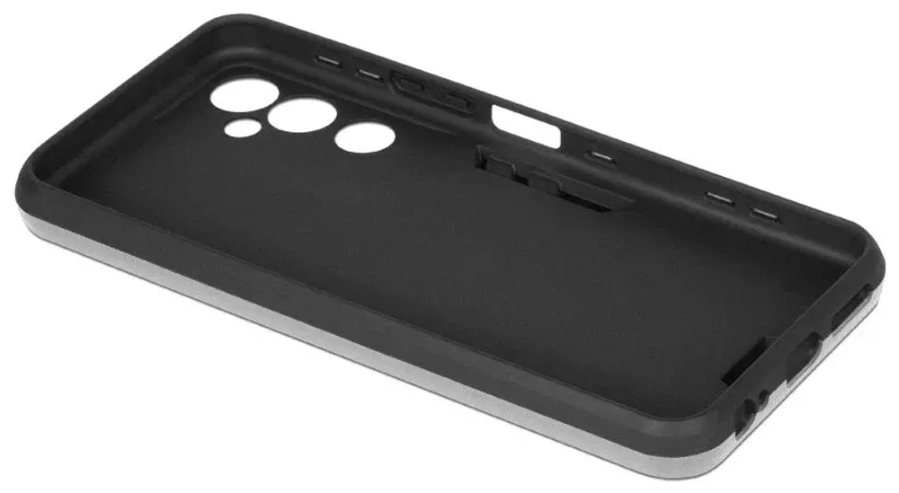 Защищенный чехол с магнитом и кольцом для Tecno Pova Neo 2 DF tArmor-01 (silver)