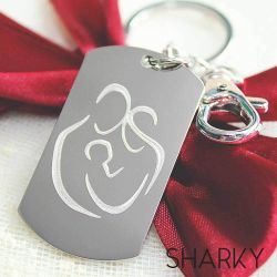 Брелок с гравировкой на заказ Семья