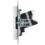 BRITE Розетка компьютерная RJ45 кат.5E РК10-БрБ белый IEK