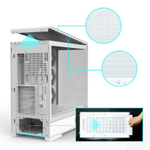 Корпус ZALMAN P50 DS, ATX, WHITE, без БП