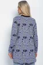 Блуза Фауна (синяя) Б11036 LT Collection