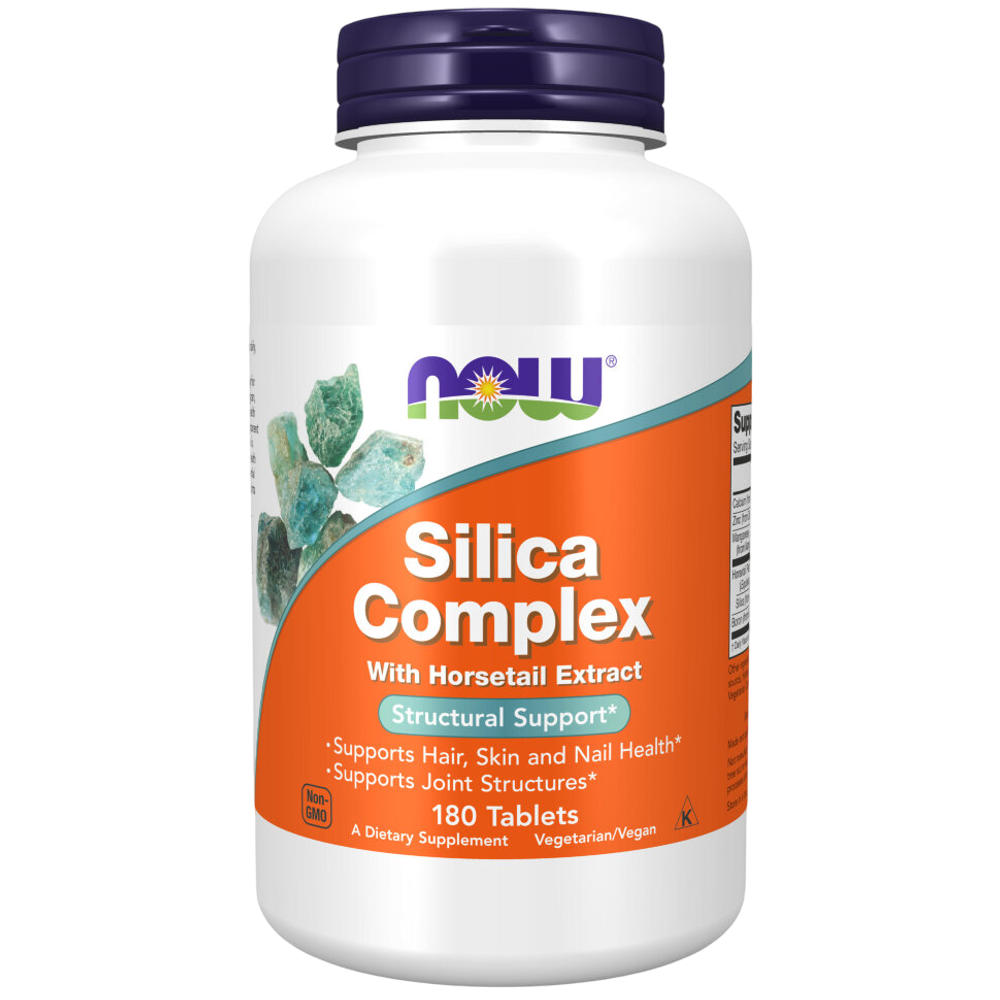 Now Foods Silica Complex 180 tablets, Кремний