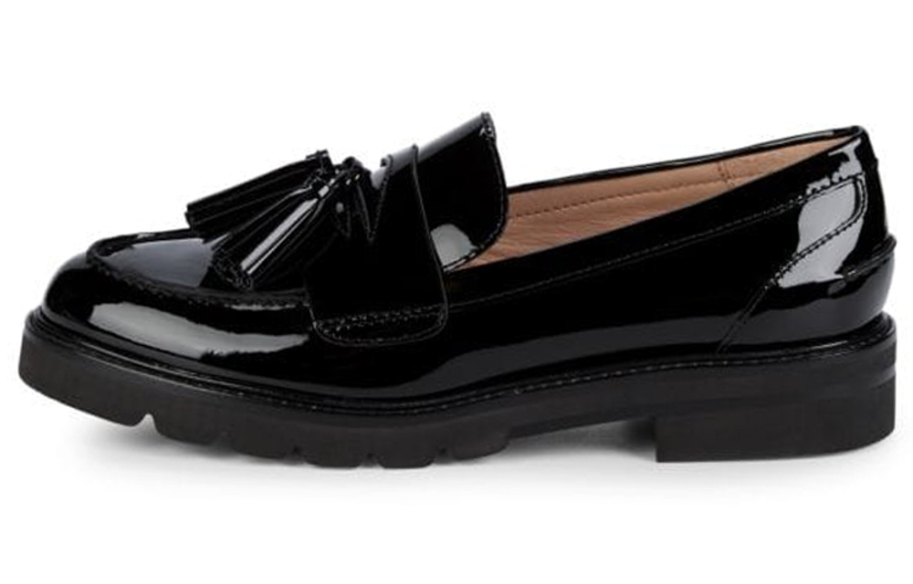 Stuart Weitzman/SW Adrina Patent Leather Loafers Women"s Black